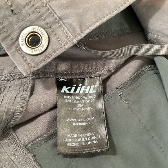 Kuhl Pants Size 8 Short Legendary Hiking Gorpcore Outdoor Active Gray - Picture 13 of 16